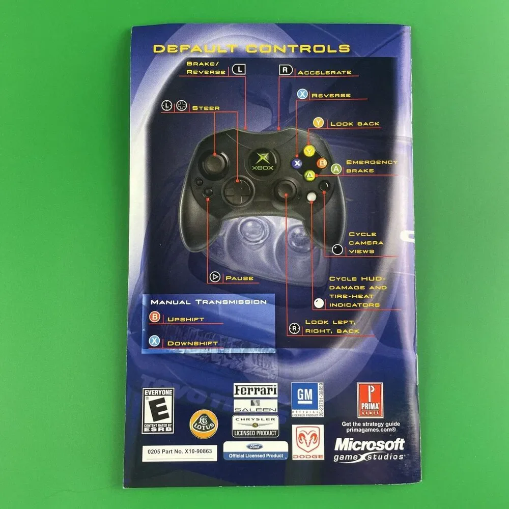 Forza Motorsport (Microsoft Xbox, 2005) Complete CIB with Insert